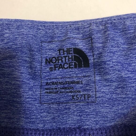 The north face DYNAMIX LEGGINGS cropped Capri yoga pants Lavender blue  XS - Picture 7 of 15